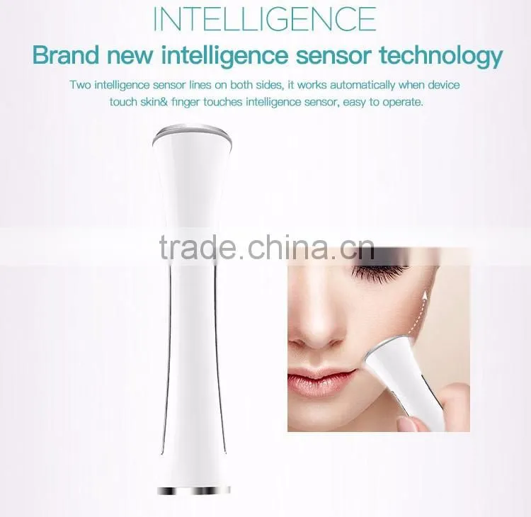 Best selling ion lead-in battery operated beauty salon equipment mini anti-wrinkle eye massage pen vibration facial massager