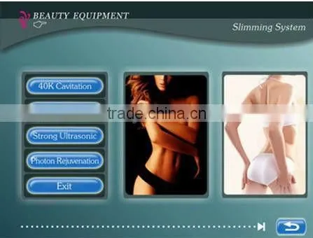 ABS material multi-functional ultrasound liposuction/weight loss machine