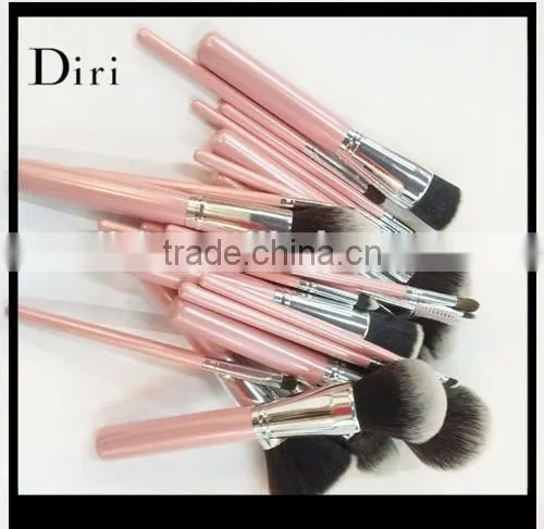 soft synthetic hair private label makeup brushes for women