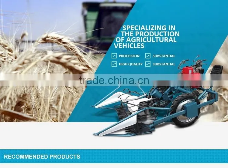 Mini Reaper Binder Mini Rce Combine TNS-GK-140-4 WHEELS Harvester