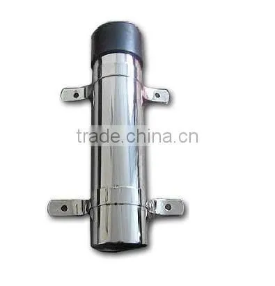 wholesale 50.8mm diameter tube mirror polish fishing rod holder