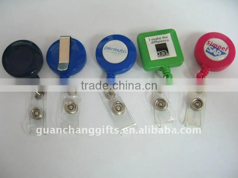 metal yoyo id badge reel