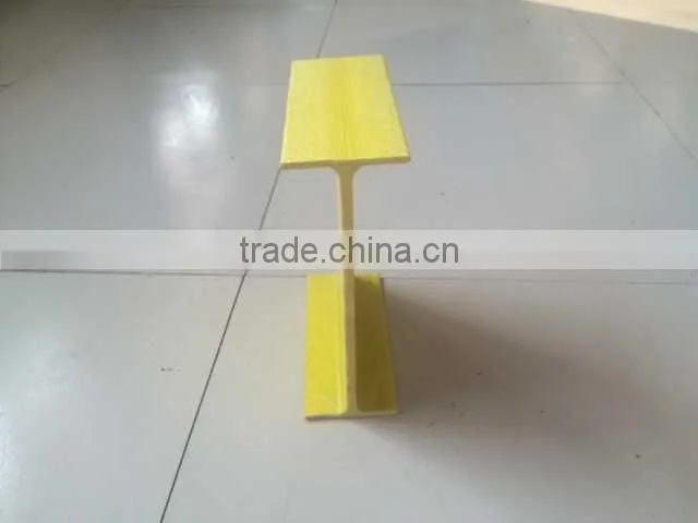 Hot selling frp pultruded I beam,frp i beam,fiberglass support beam