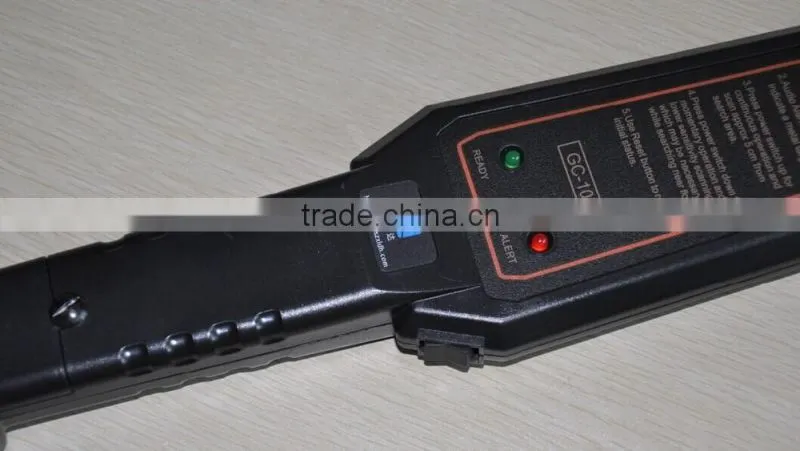 GC1001 Super sensitive mini design security detector rechargable handheld bomb metal detector