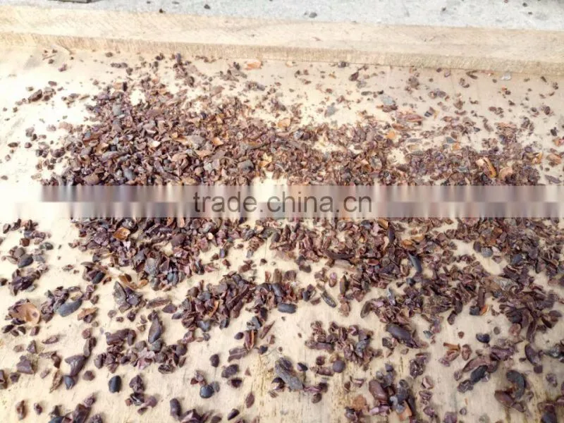 high efficiency cocoa bean cleaning peeling peeler machine