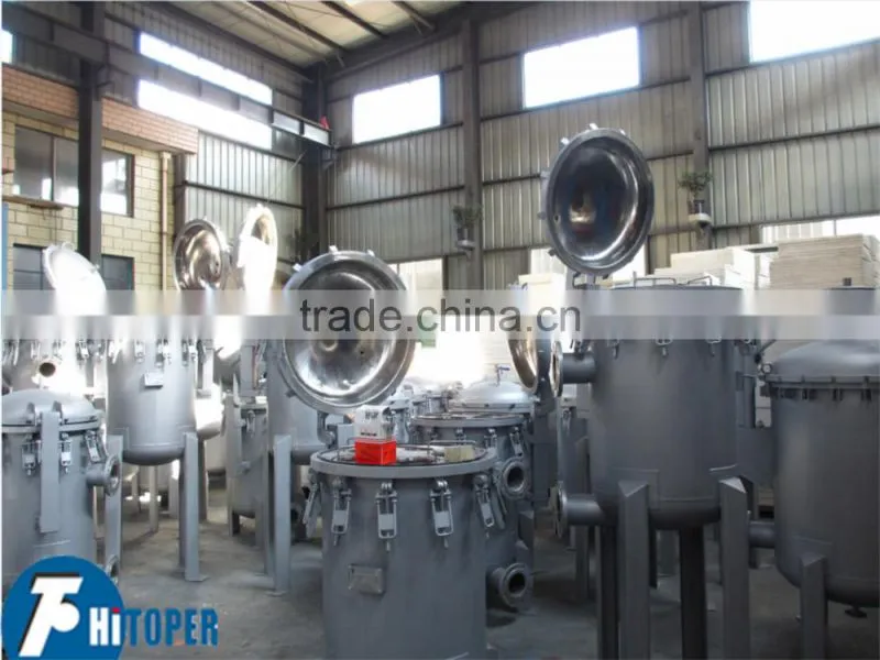 New design bag filtration type industrial water filter