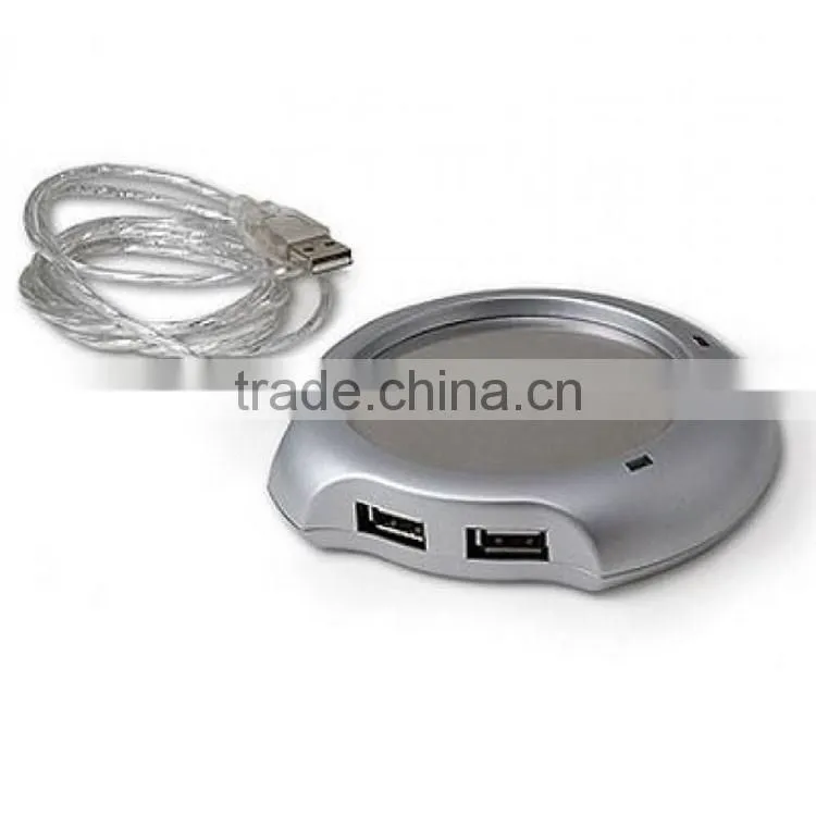 4 port USB hub usb cup warmer usb coffee warmer pad usb mug warmer usb glass pad USB hub cup warmer