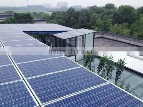 Brand protection roof grid-tied solar home power system