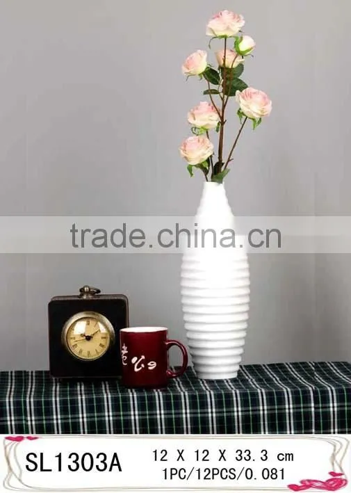 Wholesale fiberglass vases decoration wedding from china