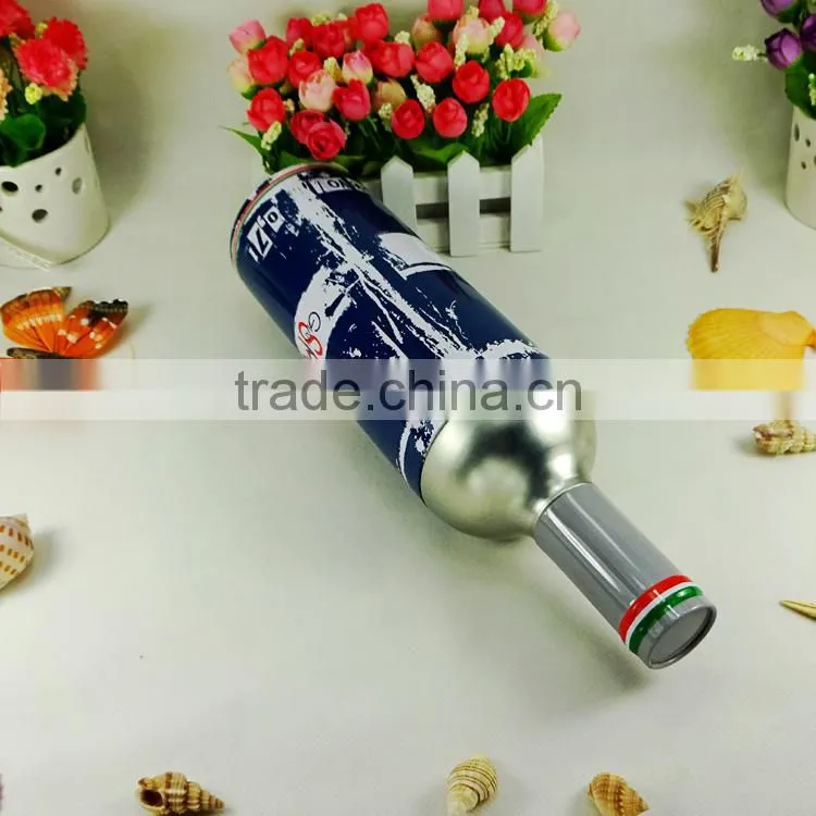 factory professional CMYK print metal tin box for wine