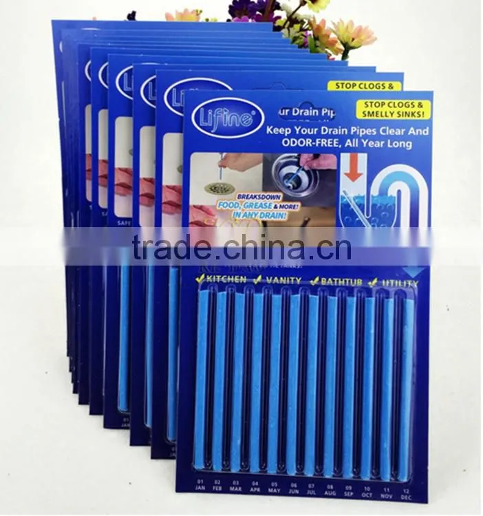 Sani Sticks Kitchen Toilet Bathtub Drain Cleaning Bar
