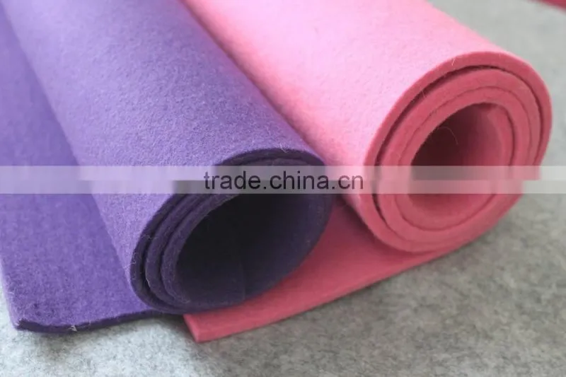 Wool carpet felt