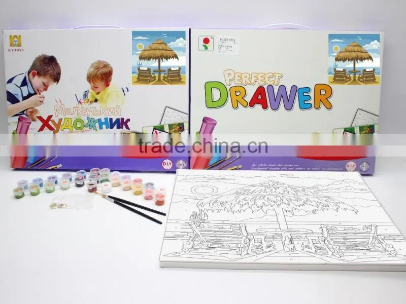 2016 Useful Artist canvas painting set Factory supplier lovely toy