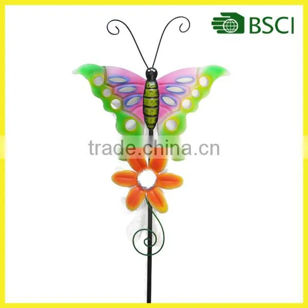 YS15373 Wholesale metal butterfly for dried flower stick