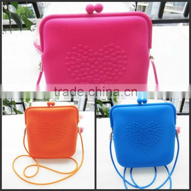 Portable fashion silicone glasses case for kids