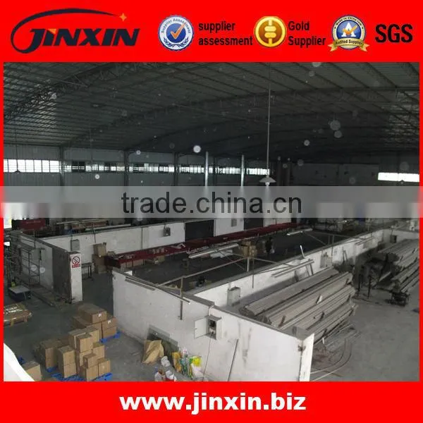 Jinxin interior estilo cristal escalera, barandilla de vidrio sin marco