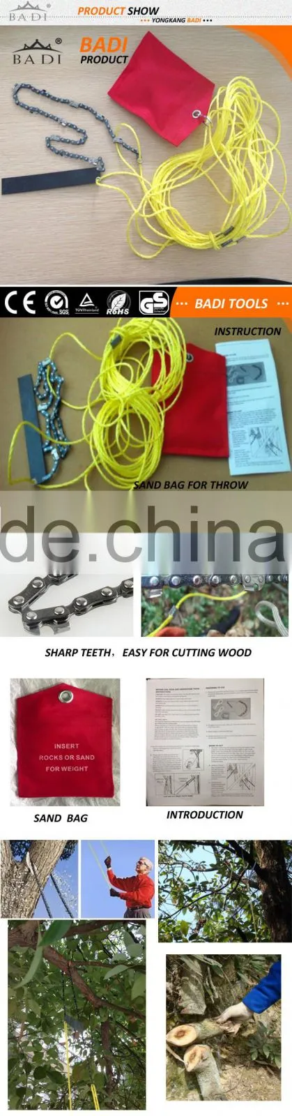 BD-350-1 high limb protable pocket hand chainsaw