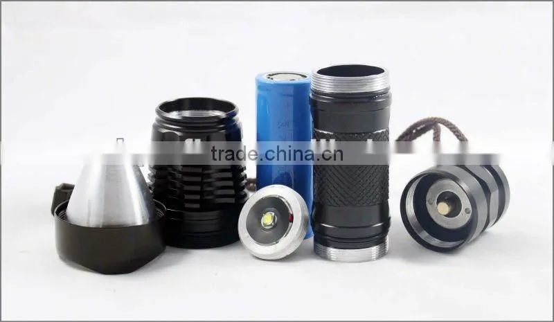 UniqueFire Cree XML-T6 Flash light High Power 1000 lumens 26650 Cree Led Flashlight of Gift set