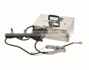 garden tools,ISO9001,UKAS,static grounding clamp with alarm (stainless steel shell)