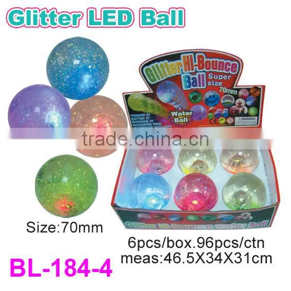 Promotional Glitter Frog Bounce Ball/Hi Glitter Bounce Ball