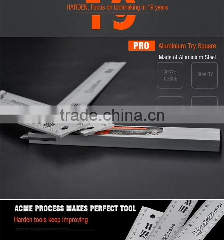 Measuring Tools Professional Combination Joiner Aluminum Try Square