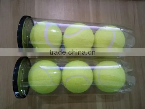 Economical/cheap/promotional bulk customized tennis ball for beginner training/entertainment wholesale price