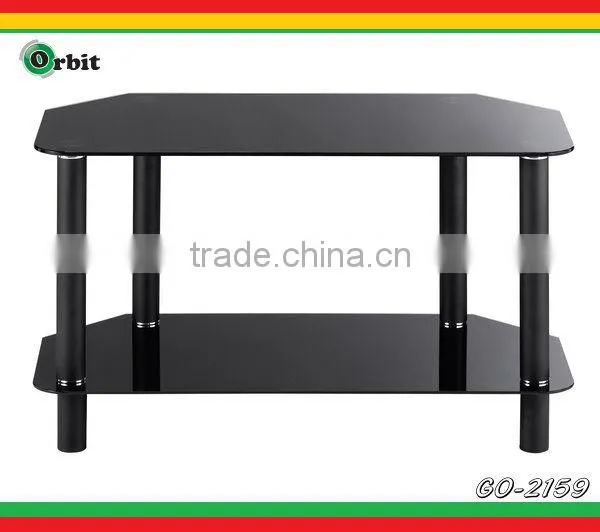model design glass tv stand living room furniture