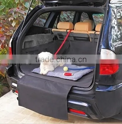 2016 new waterproof car boot cover for dog Car Boot Liner mat protector with Bumper Flap