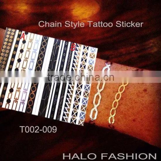 Sexy Custom Fake Tattoo Half Sleeve Temporary Designs Tattoo T002-009