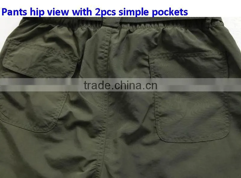 Slim Soft Comfortable Outdoor Quick Dry 100% Nylon Mens Long Sleeves Casual Pants Shirts