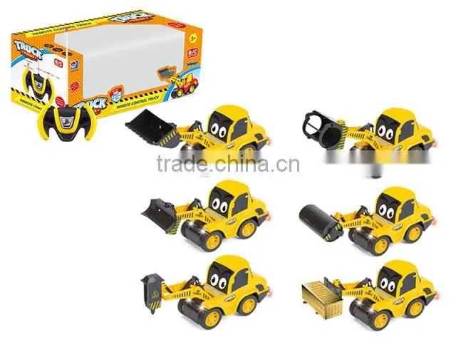new power truck rc construction truck toy with light