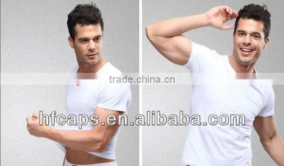 White and black plain mens modal t-shirt
