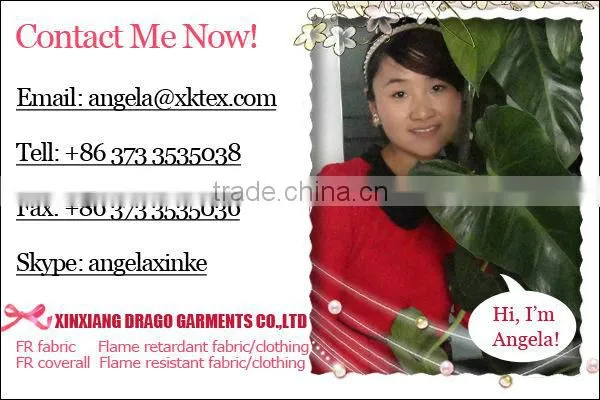 manufactures water- resistant cotton fabric for workwear