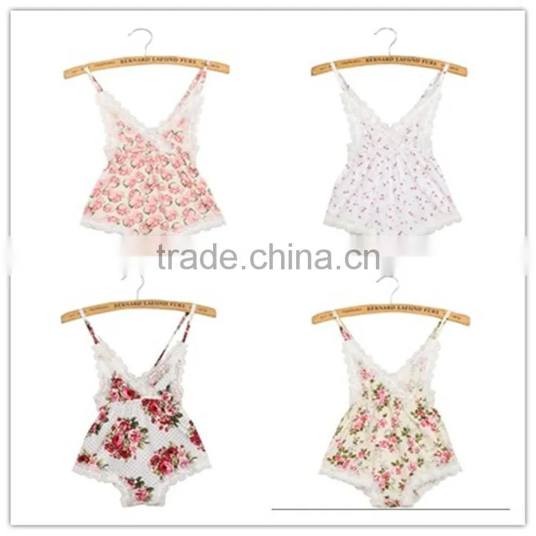 Summer Newborn baby Clothes Floral Romper Wholesale Cheap Girls newborn Rompers.