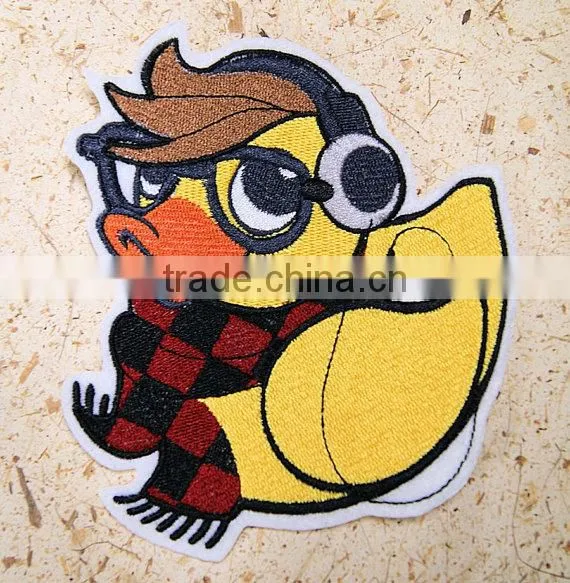 Custom high quality embroidered creative skulls patch for clothes embroidery patch made in china choose size/color