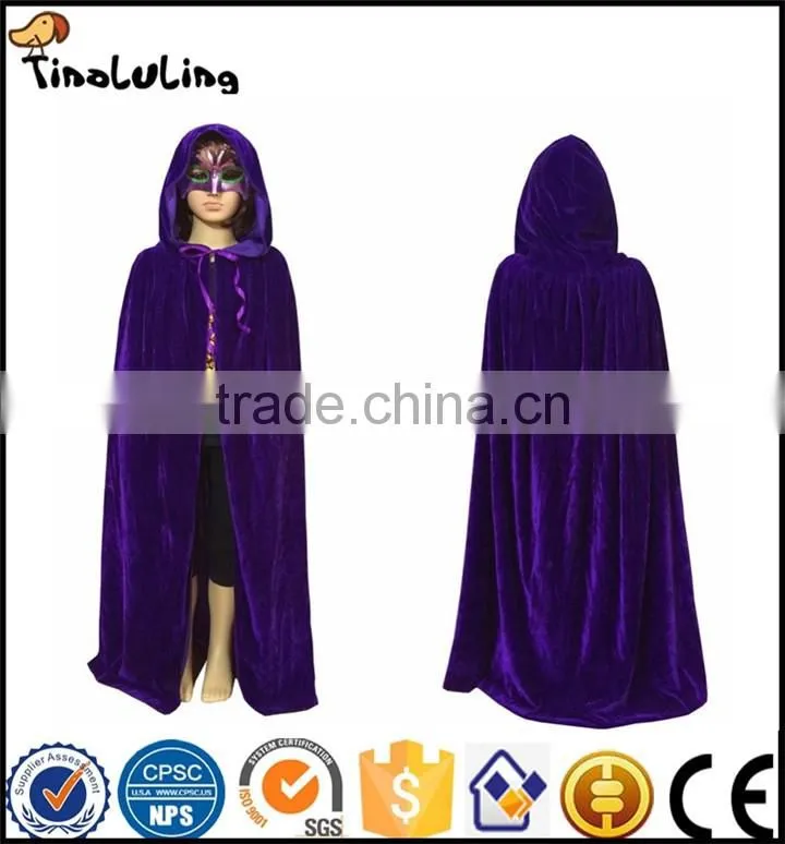 High-grade gold velvet Halloween large cloak animation stage costumes