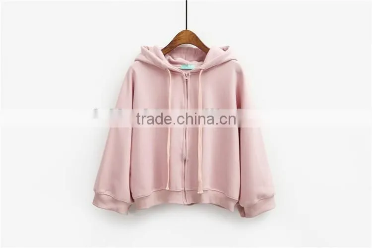 Custom OEM Fashion Wholesale Ladies Hoody /Hot Selling Women Casual Dress