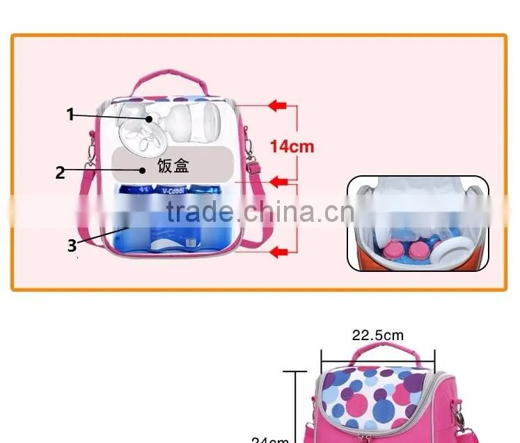lunch bag for office/freezable lunch bag/car cooler bag