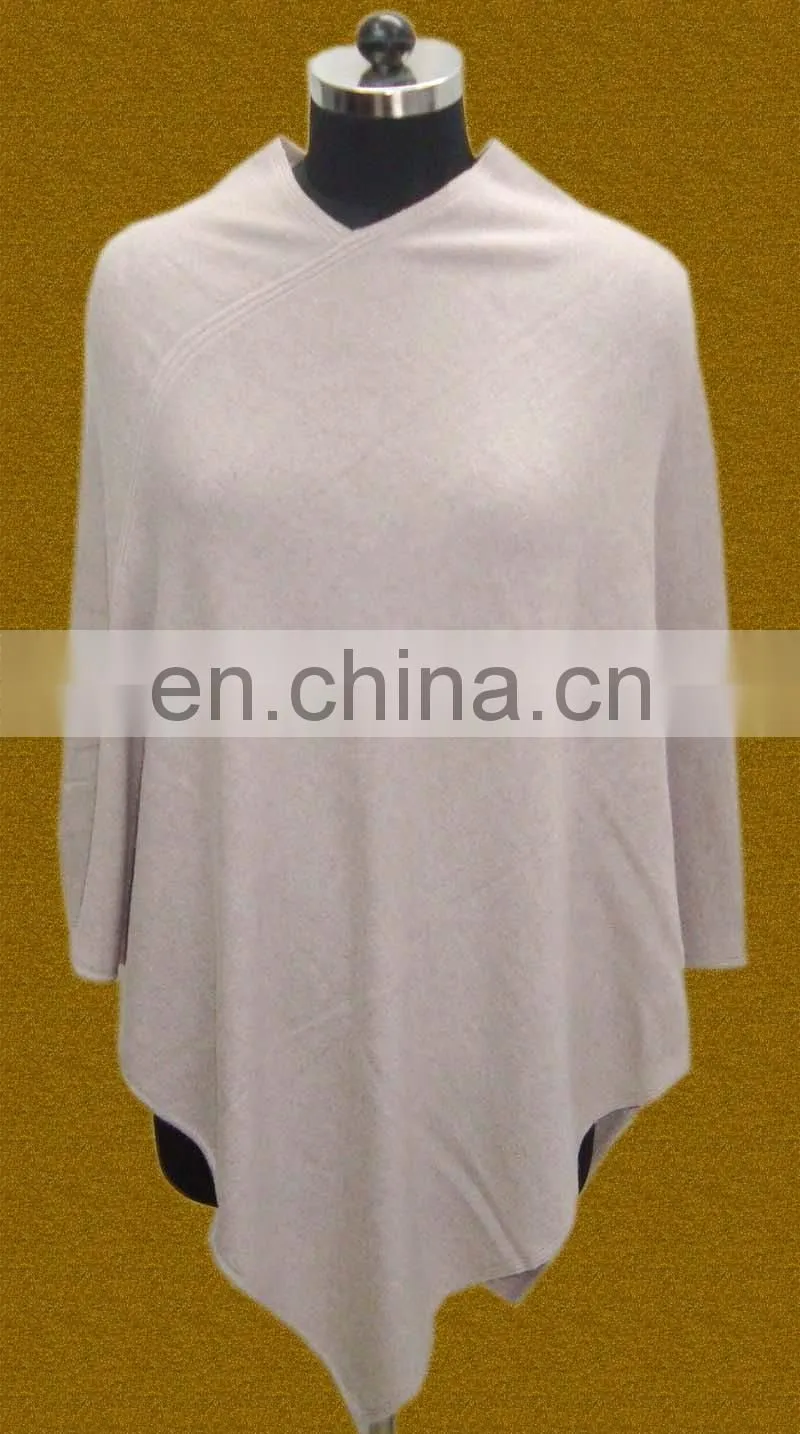 Knitted Poncho,Plain Knit, Cable Knit