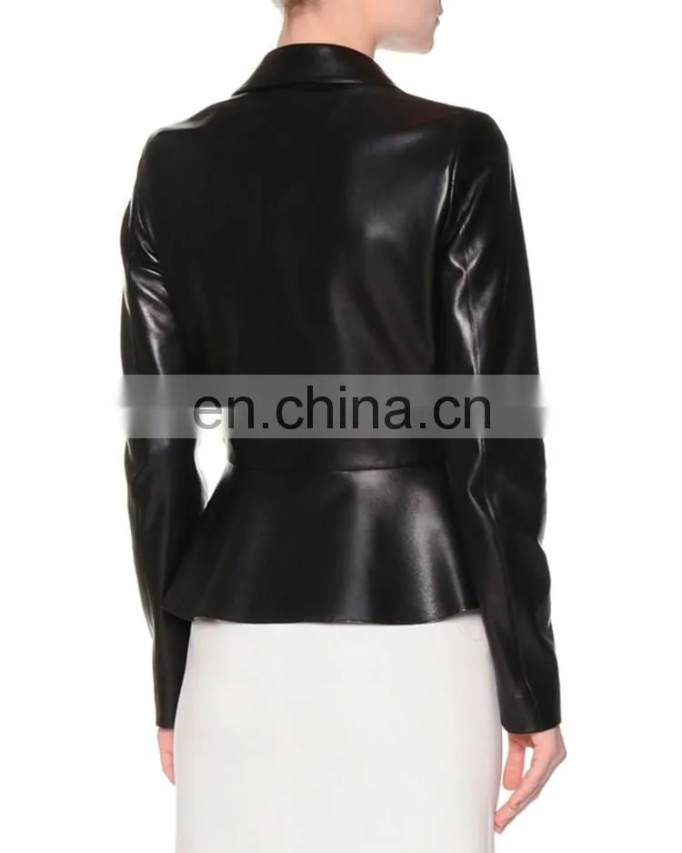 genuine leather jacket women