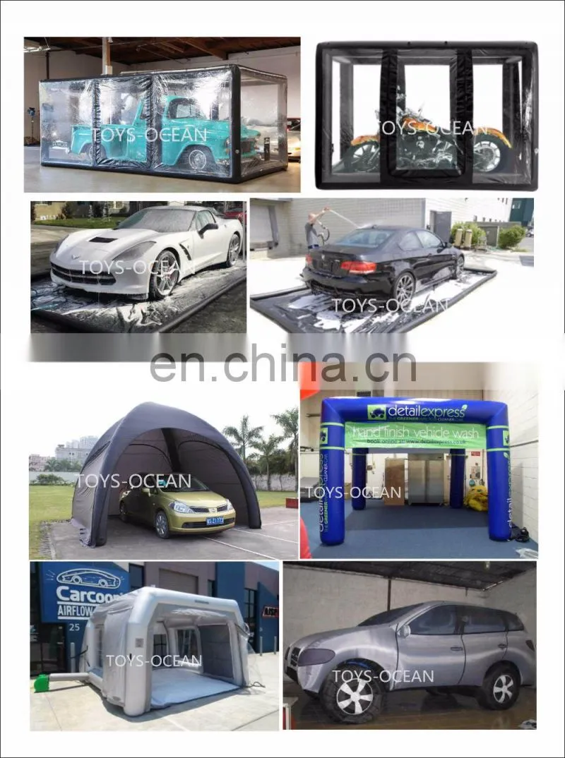 Transparent inflatable car capsule Car Cover Tent For custom size