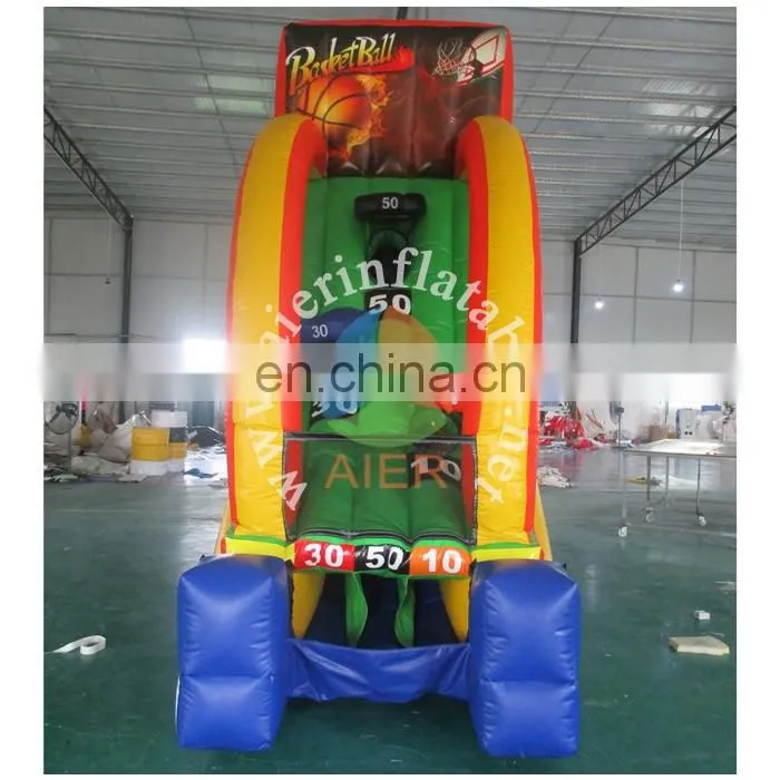 2016 Aier 3 hoops Inflatable Basketball Hoop, Kids Basketball Shoot Sport Game