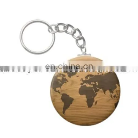 wholesale high quality wooden keychain