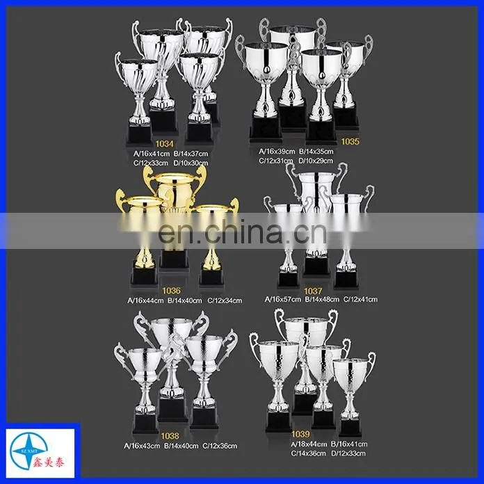 Hotsale silver plated champions trophy cups for sports