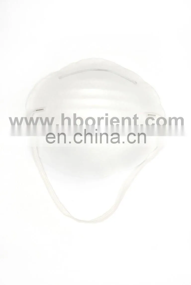Non woven disposable n95 dust mask with double ear loop