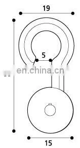 Plastic sock hook clip swivel hook