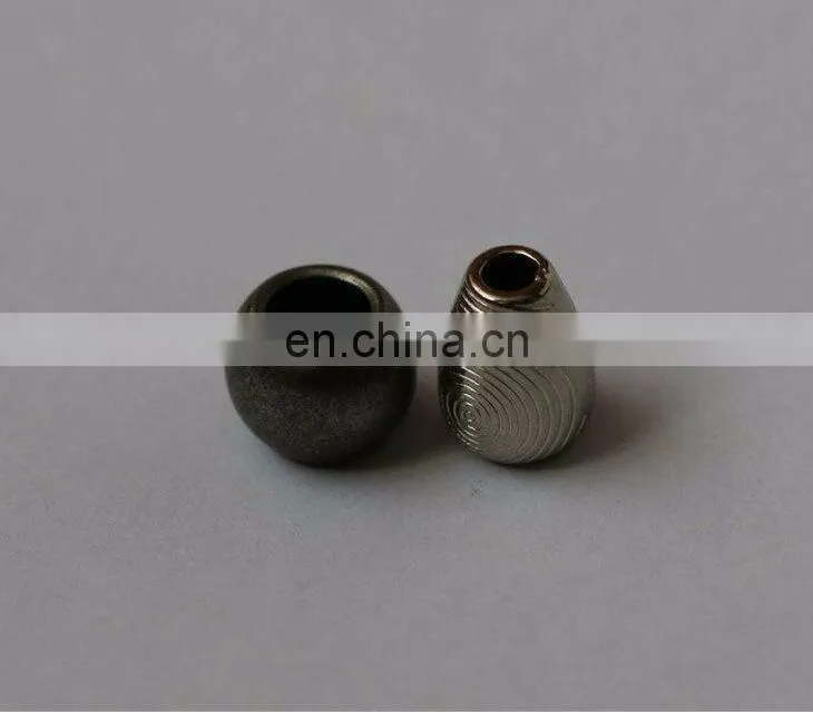Wholesale metal drawstring cord lock end stopper