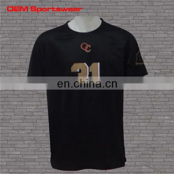 Full sublimation moisture wicking plain black short sleeve t shirts