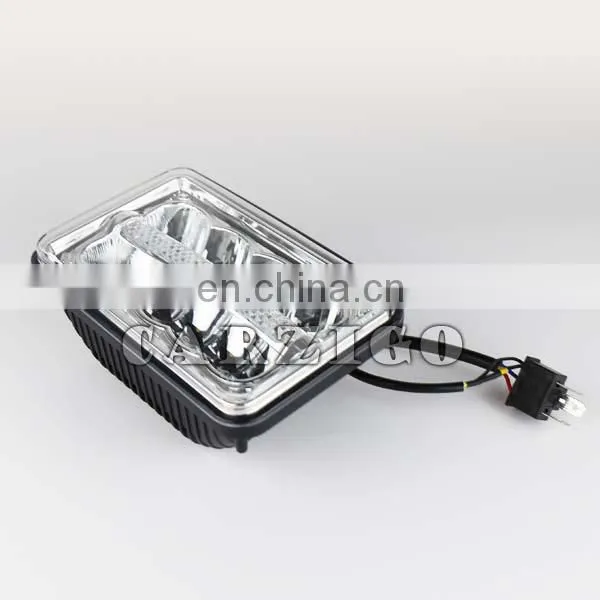 CZG-4624 for Traillers Trucks 6x4 inch 24w led head lamp with hi/low spot beam black for heavy duty 4X6 inch led head light