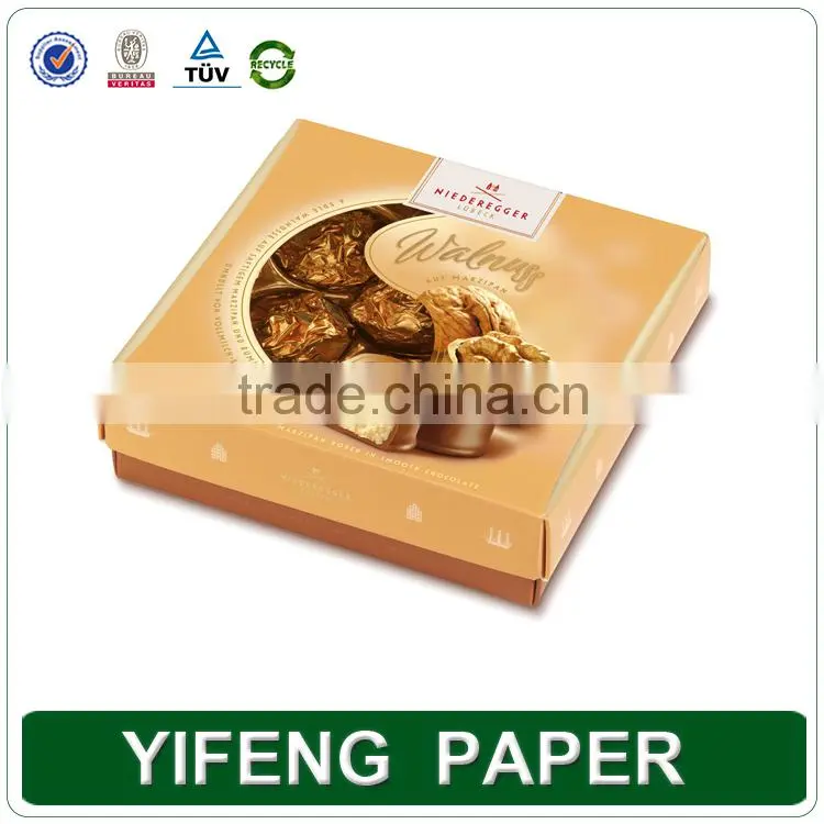 Chocolate Packaging Gift Box Truffles Rigid Cardboard Paper Chocolate Box Packaging